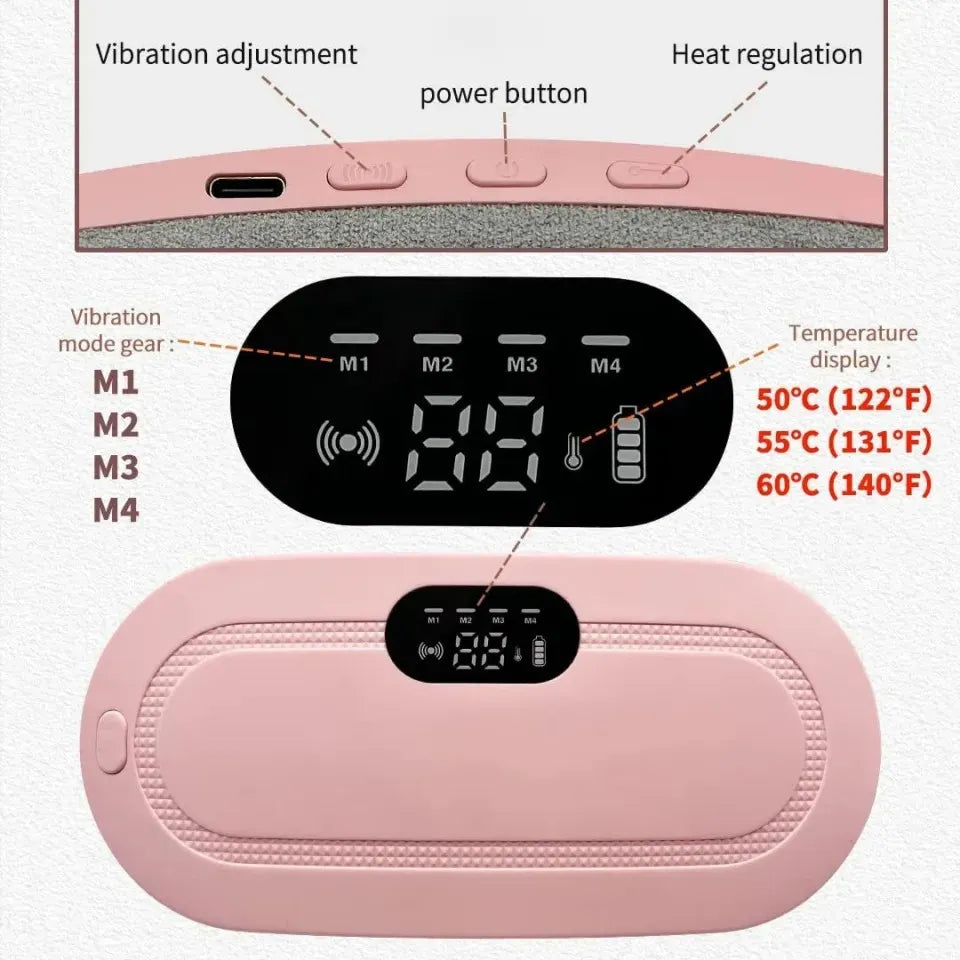 Menstrual Heating Pad Period Cramp Massager
